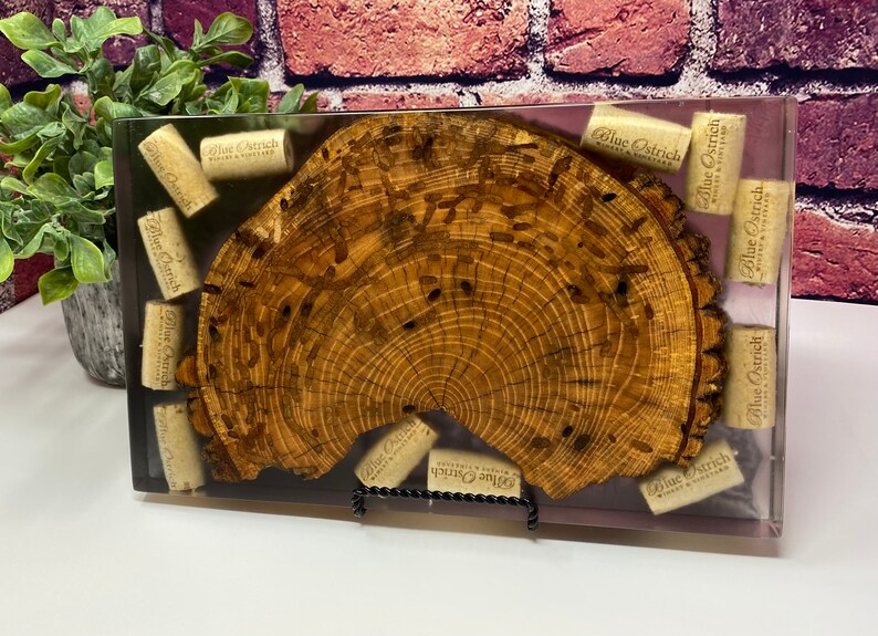 Custom Wine Cork Epoxy Charcuterie Board Epoxy Serving Tray Etsy