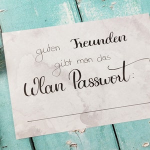 Karte DIN A6 Recyclingpapier Handlettering Spruch