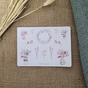 Stickersheet Trockenblumen
