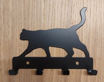 Steel Cat Key Hook