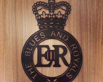 Steel The Blues & Royals Badge