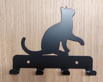 Steel Cat Key Hook