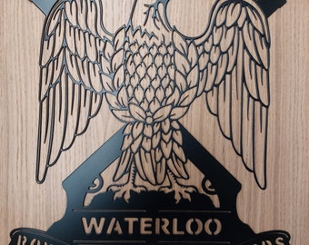 Steel Royal Scots Dragoon Guards Plaque