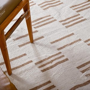Natürlicher weißer Juteteppich, hochwertige handgewebte Teppiche im Boho-Stil, Boho-Dekorteppich, marokkanischer Teppich, umweltfreundliche Teppiche