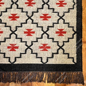Natural Wool Jute Ivory Solid Plain High Quality Hand Woven Premium Quality Boho Style Rug, Moroccan Bohemian Decor rugs, Jute Rugs