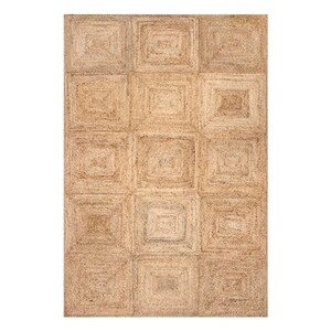 Indian natural Beige Scandinavian rug. Pattern Hemp Jute Rug. Ivory&Beige Rug. Handwoven Rug. 100% Natural Rug