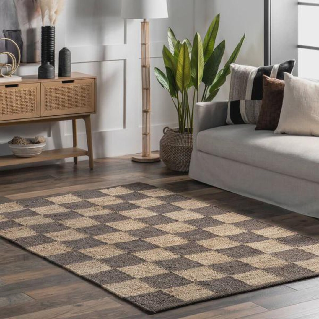 Large Juste Rug 8x10 8x12 Ft Area Jute Rug , Jute Rug for Living Room, Large Jute Rug ...
