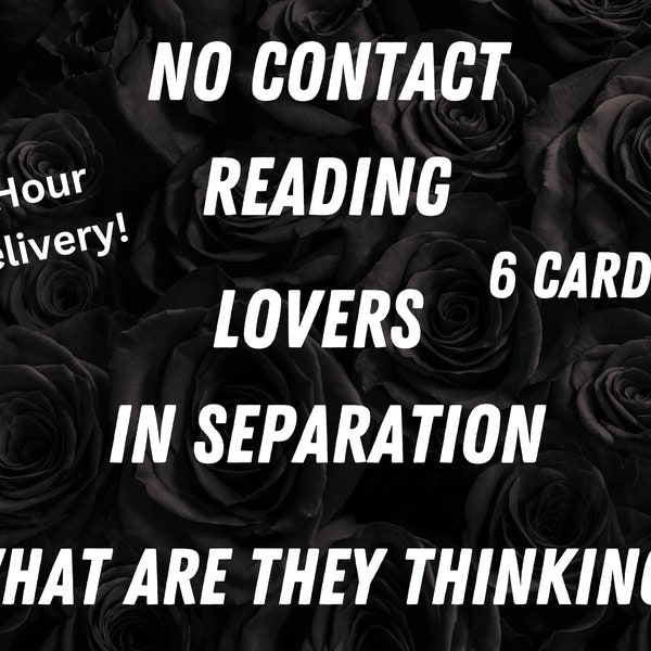No Contact Reading- Lovers in Separation- Words Unspoken - Hidden Thoughts- Why the Silence? - 1 Hour Delivery- Messages from DM/DF