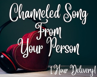 Gechanneld nummer van jouw persoon, gevoelens met muziek, songteksten van je crush, Soulmate, Twin-flame, Oracle Reading, levering binnen 1 uur!