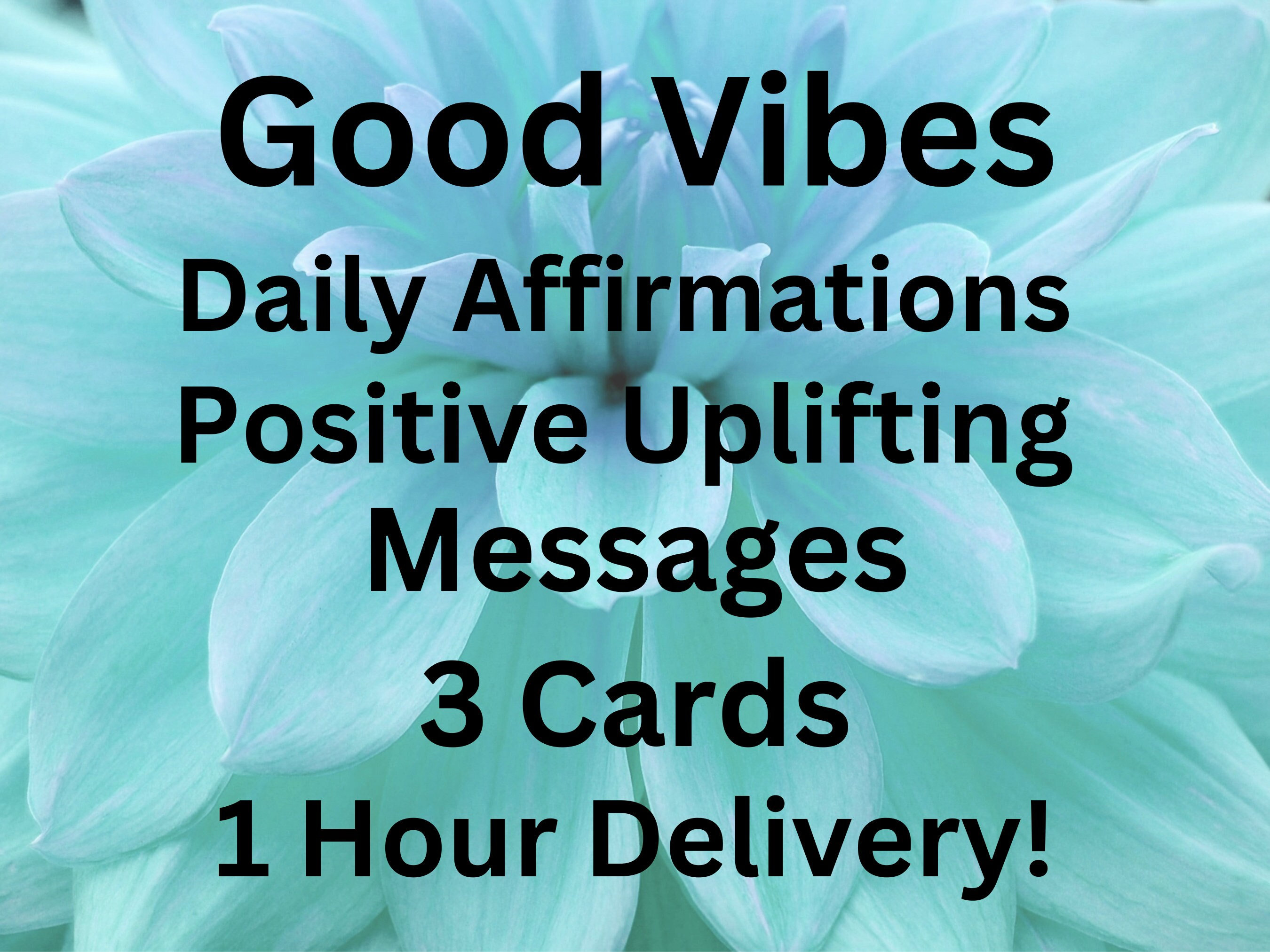 Affirmation Reading, Positive Messages, Uplifting Messages, Encouragement Reading- 3 Card Oracle Reading- 1 Hour Delivery