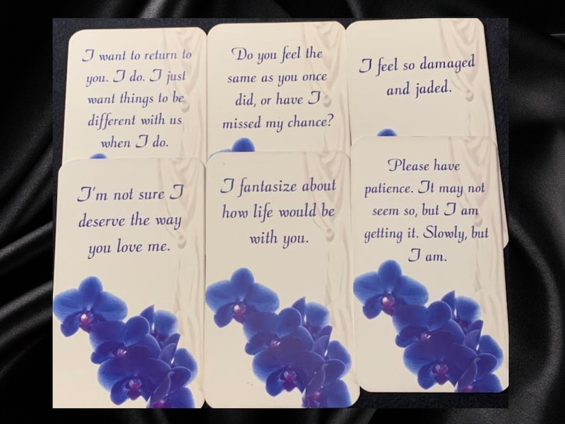 No Contact Reading, Lovers in Separation, Feelings, Hidden Thoughts, 1 Hour Delivery, 6 Card Oracle Reading, Same Day image 3