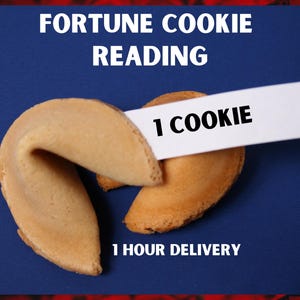 Leitura do Biscoito da Sorte, 1 Biscoito, Mensagem do Oráculo, O que você precisa saber? Entrega em 1 hora, Biscoito da Sorte Digital, Mesmo dia