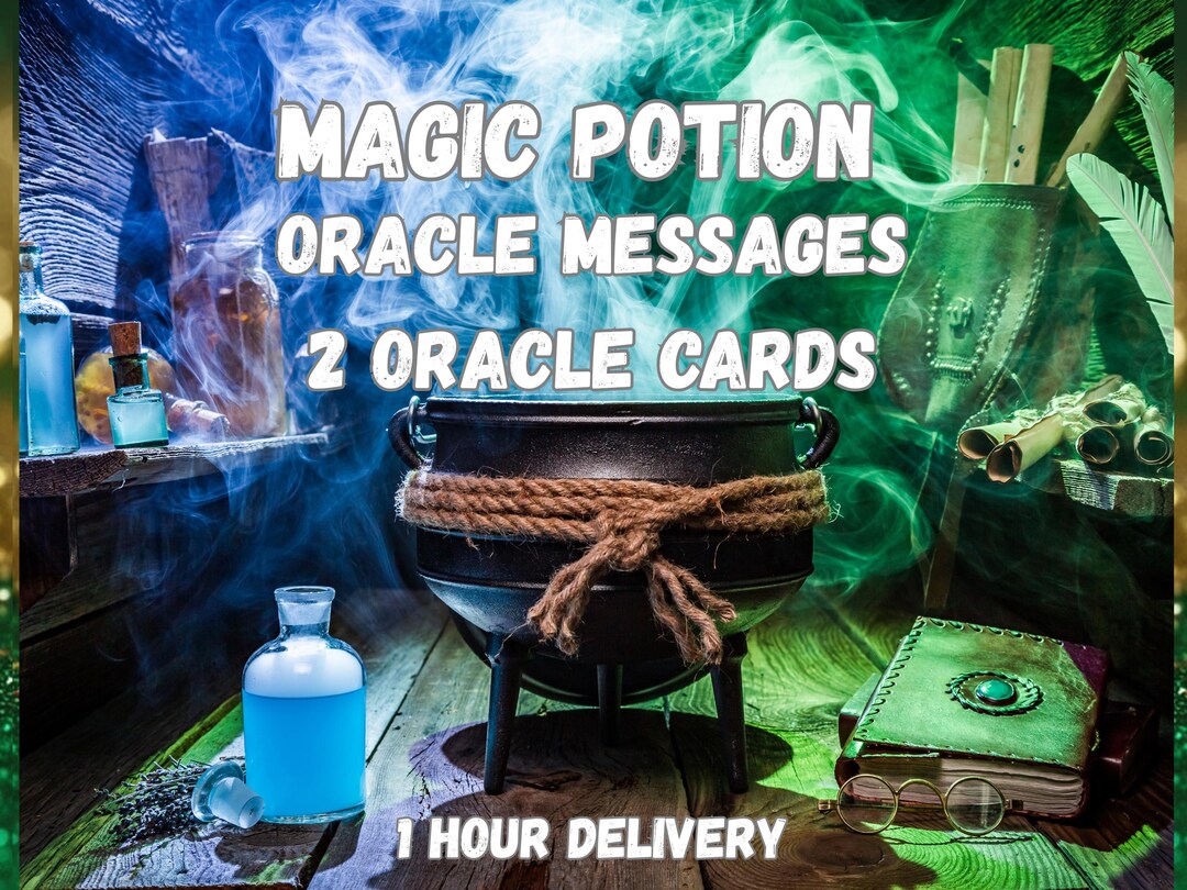 Potion Messages Oracle Reading, 2 Card Reading, 1 Hour Delivery, Same ...