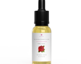 Dry oil with rose
