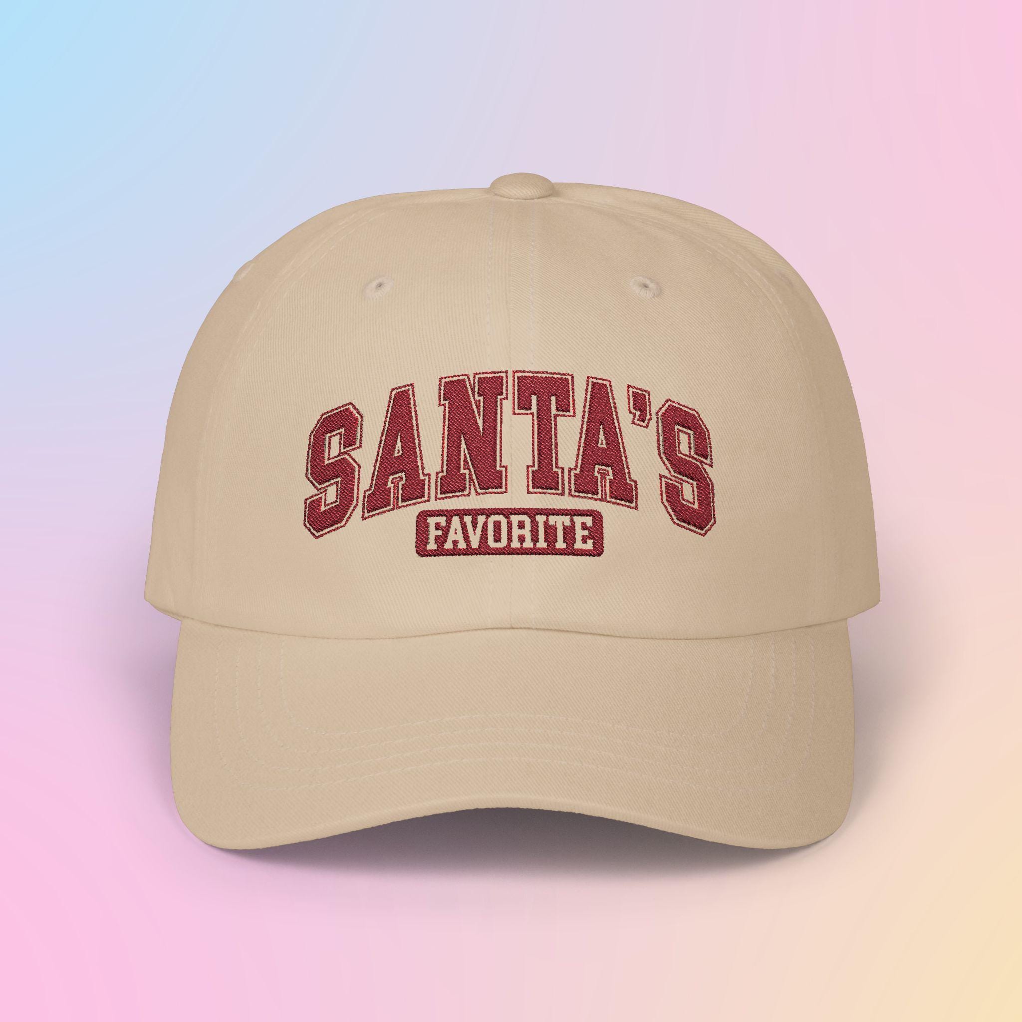 Santa\'s Favorite Beige and Pink Caps Pink Santa main image 3