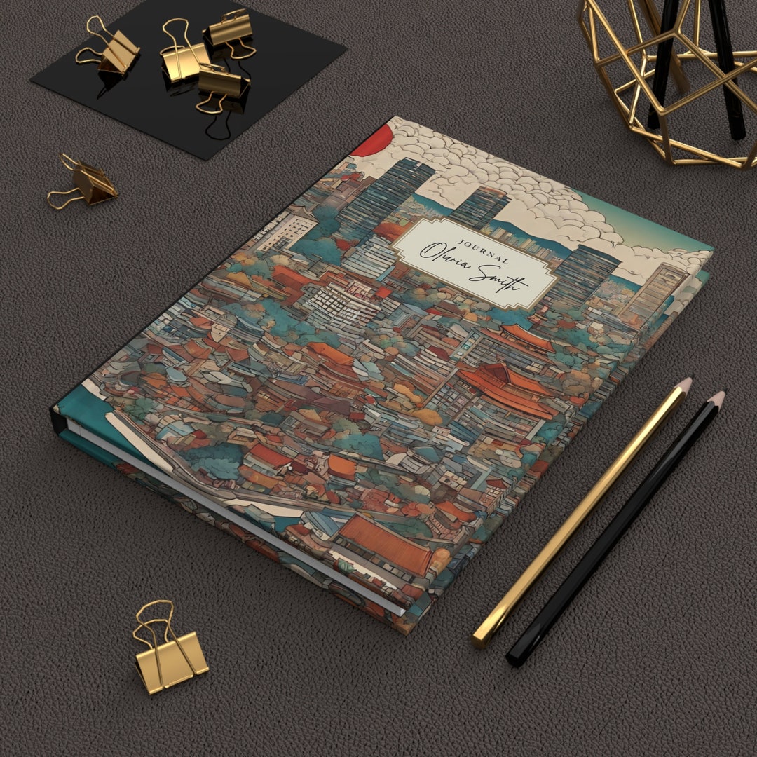 Personalized Asian Cityscape Journal, China Japan Travel Notebook Gift ...