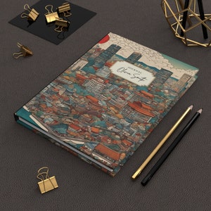 Personalized Asian Cityscape Journal, China Japan Travel Notebook Gift for Vacation, Cute Tokyo City Lover Daily Diary, Travel Memory Book