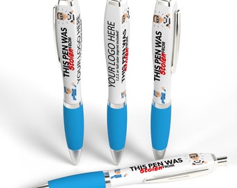 Stolen My Clicky Pen Ballpoint Pens Deegtran 100-Pack Black Click