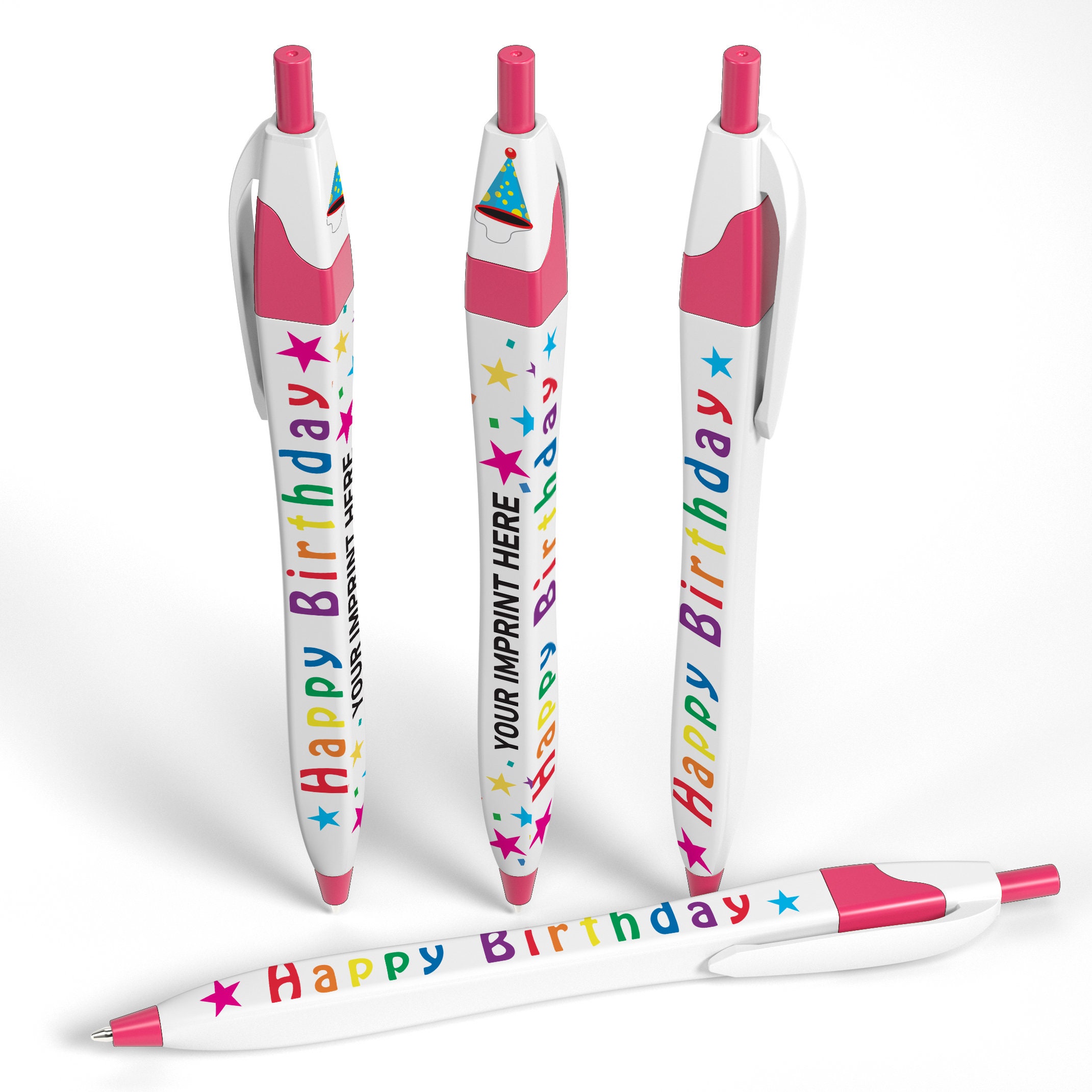 Happy Birthday Pens Pack of 20 Etsy