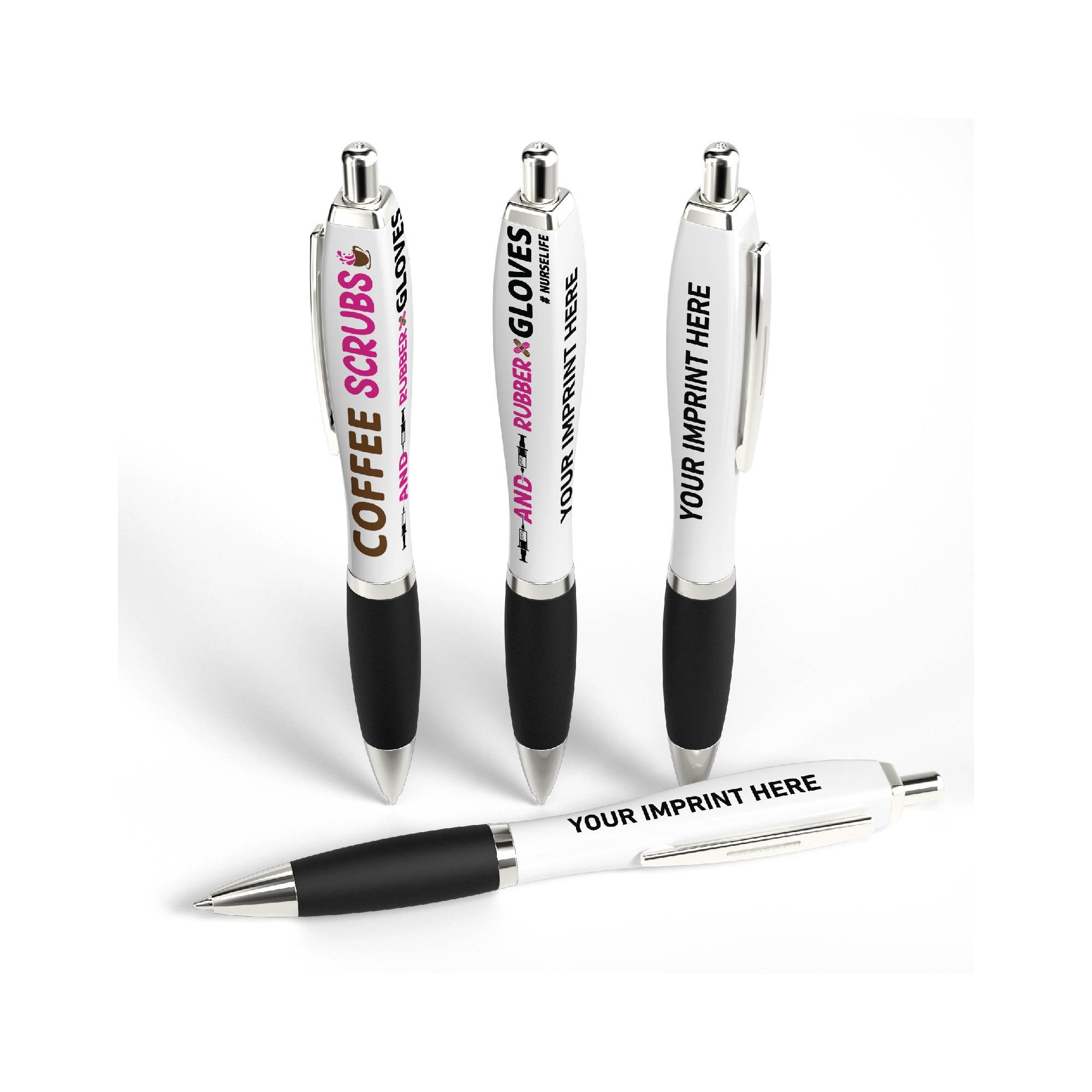 Ultimate Set of Engraved Pens for Sarcastic Souls,Funny Ballpoint