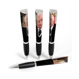 King Charles III 2022 Commemorative Keepsake Photo Pen In a Case