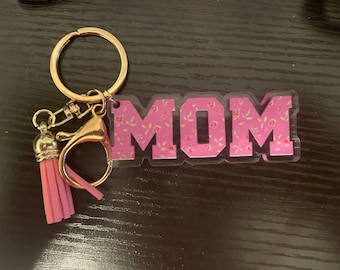 For mom keychain, cute keychain, acrylic keychain, good for gift