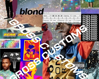 Frank Ocean Collage Poster