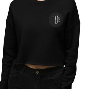 Down N Dirty in the &quot;D&quot; Crop Sweatshirt. Comfy crop sweatshirt, Gift for her Stylish Crop Sweatshirt