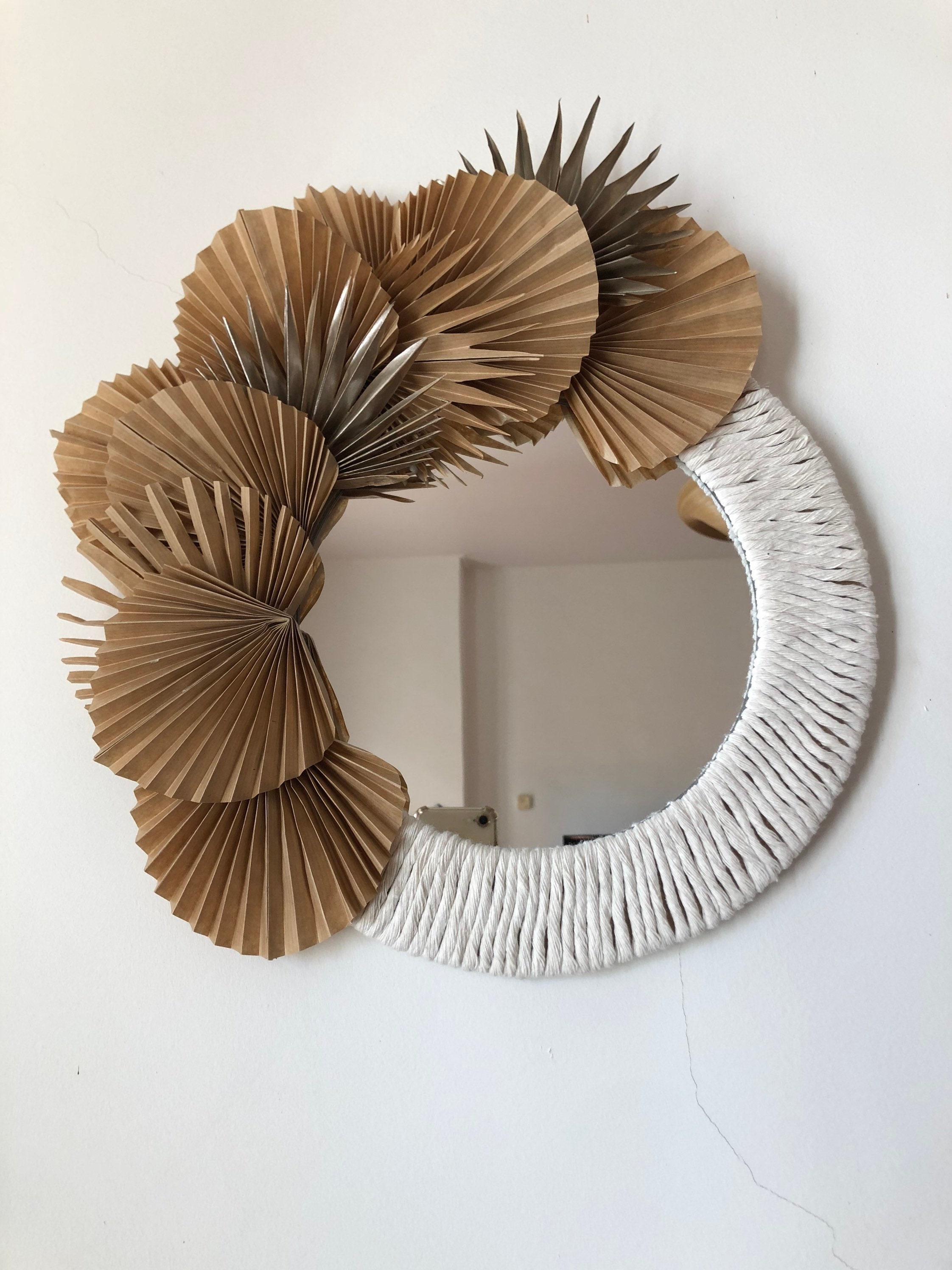 Miroir Mural Feuille