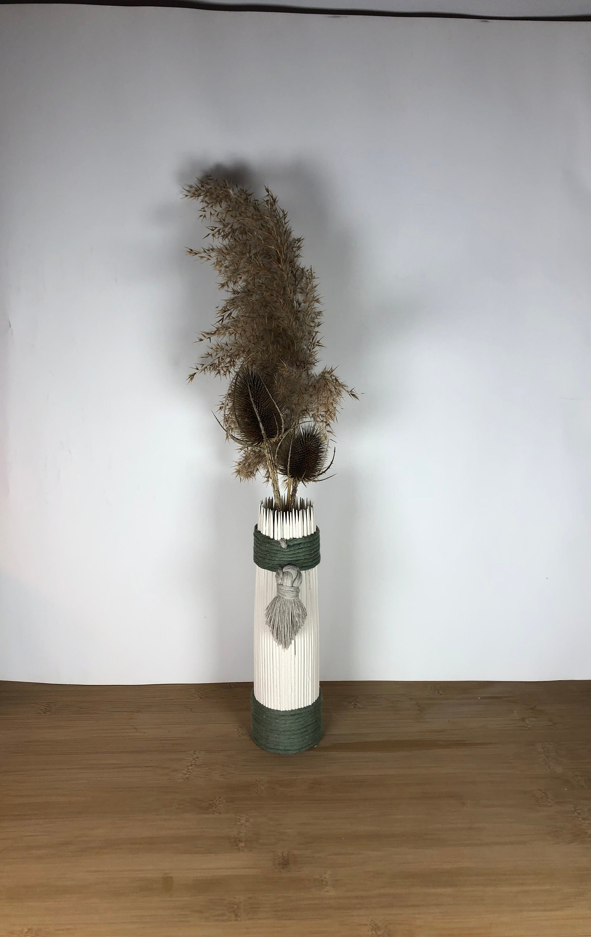 Vase Déco Soliflore Blanc