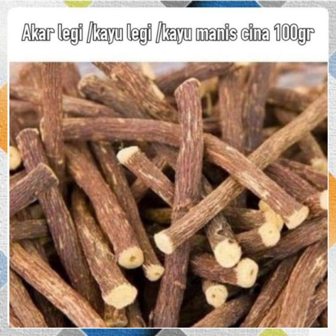 Licorice/ Leg Woods /leg Root Premium 100 Grams Indonesian Original Etsy