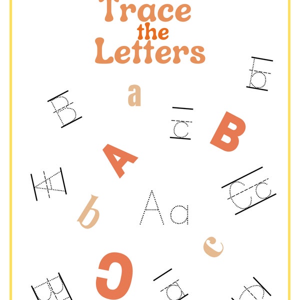 Big Print Alphabet Tracing Packet for Beginner Writers - 132 Pages of Tracing and Writing!