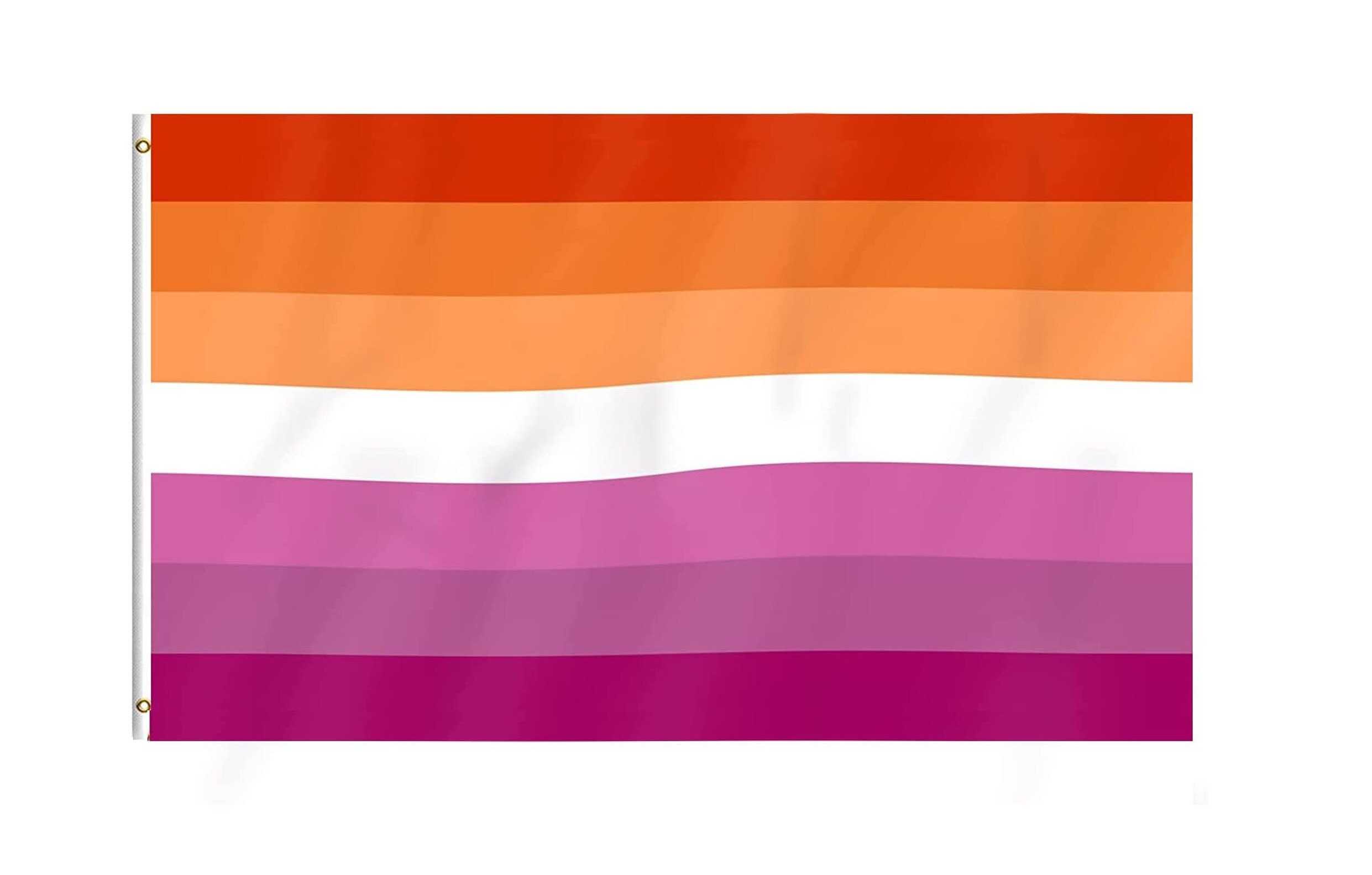 Lesbian Sunset Flag 3' X 5' Pride Flag Lesbian Sunset Etsy