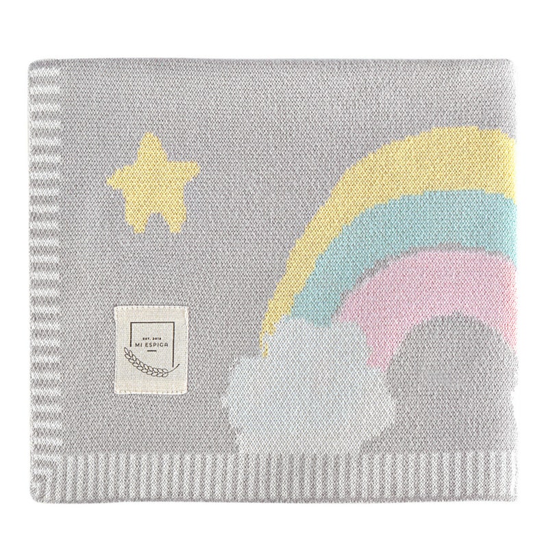 Personalized Knit Baby Blanket Organic Aegean Cotton Blanket Etsy