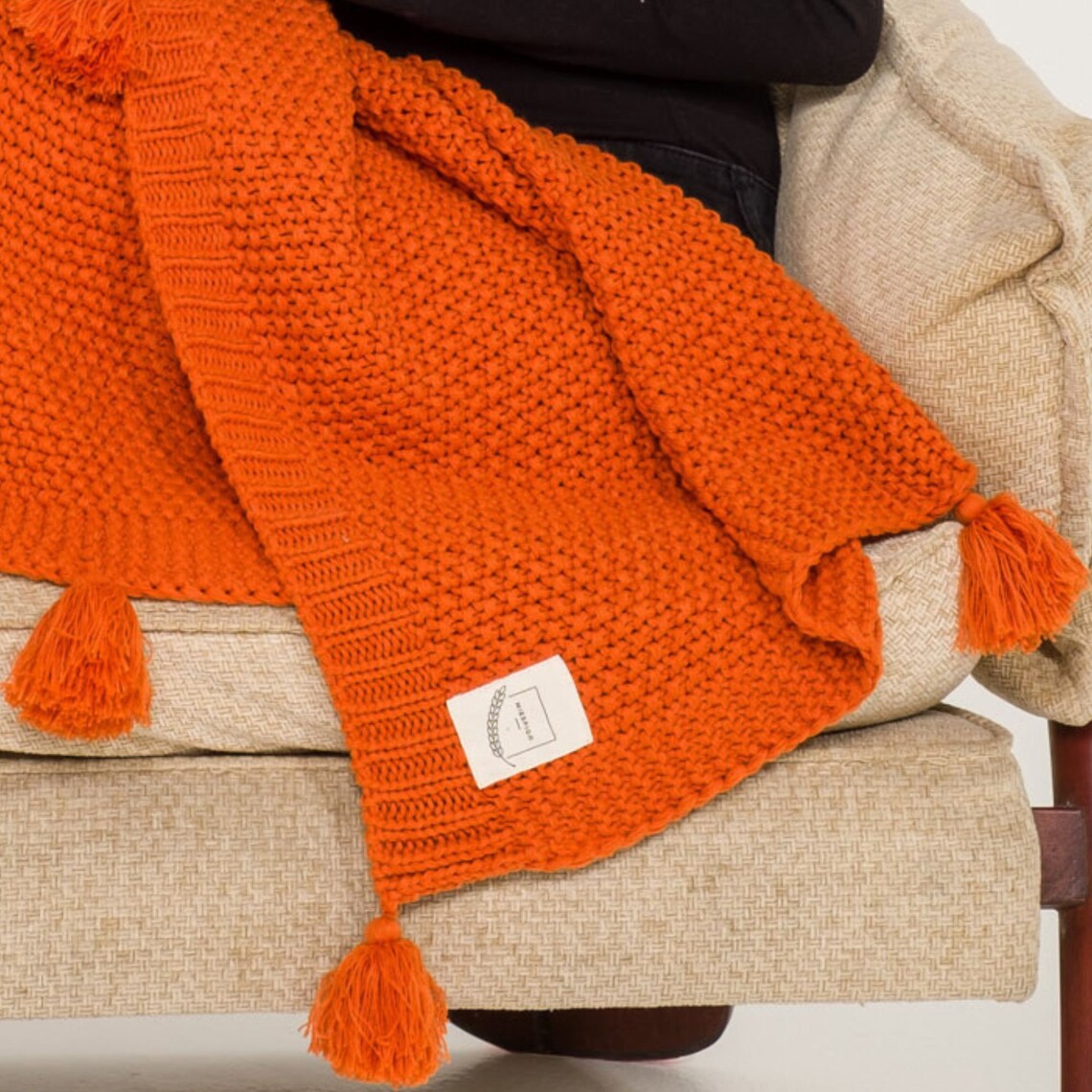 Knitted Throw Blanket Decor Throw Couch Throw Blanket Etsy