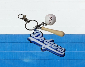 Keychain | White Dodgers