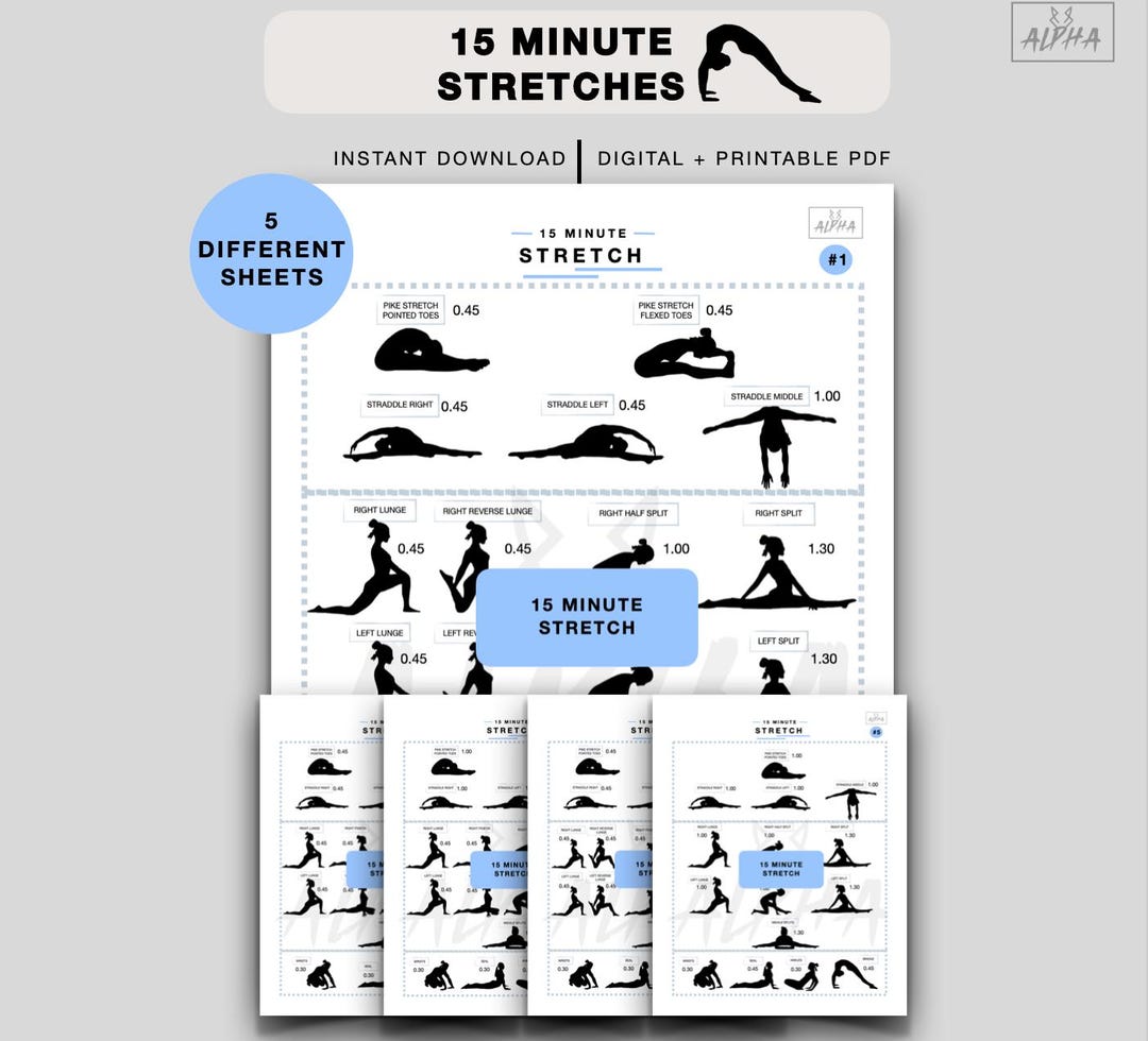 15 Minute Gymnastics Stretches, 15 Minute Stretches, Cheer Stretches ...