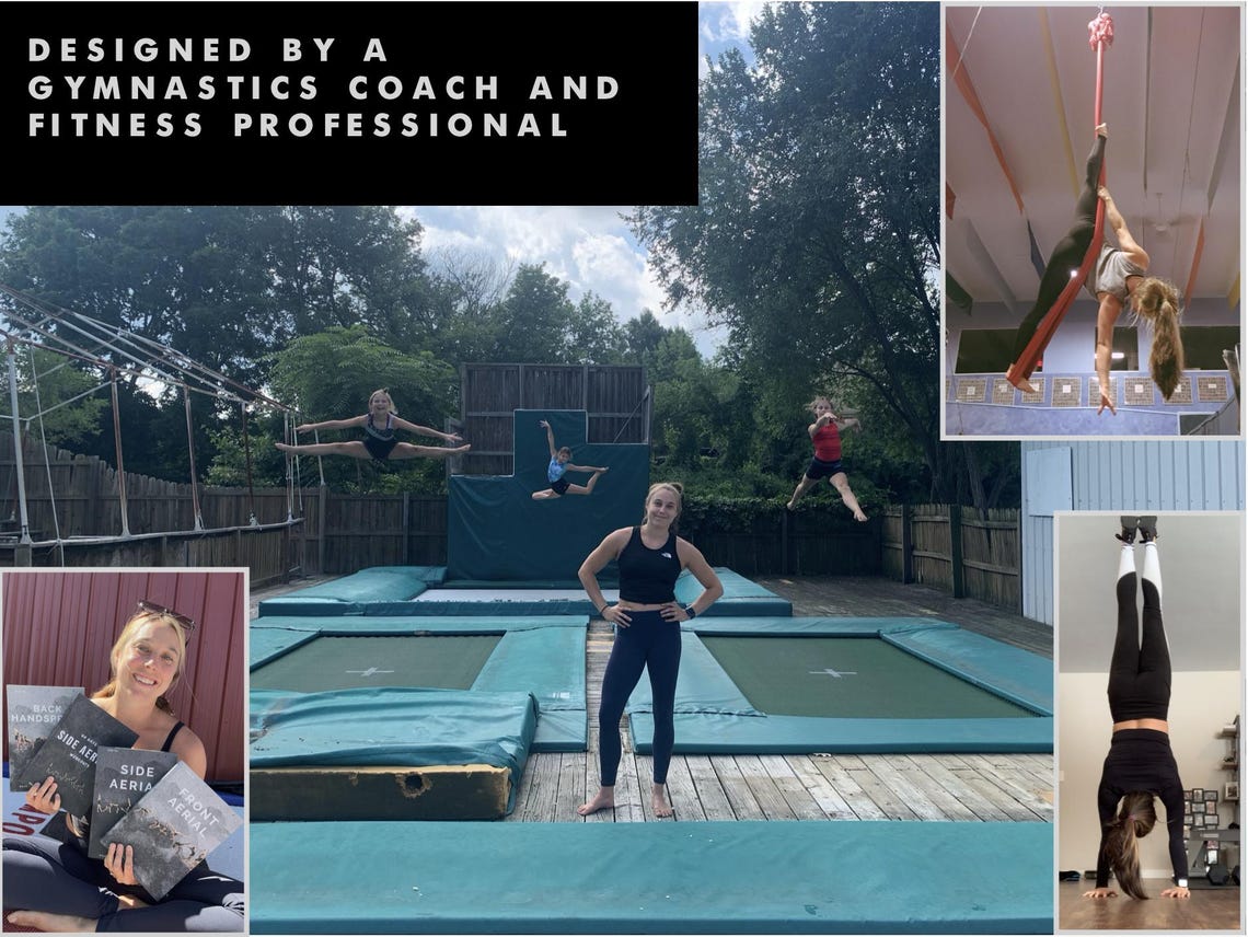 30 Printable Front Aerial Workouts, 30 Front Aerial Drill Workouts ...