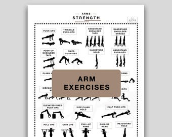 Arm Exercises Sheet, Gymnastics Training Sheet, Gymnastics Conditioning Printable,  Gymnastics workouts
