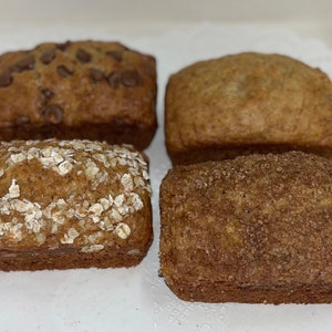 4 Mini Caribbean Banana Bread | Nationwide postal box | Choose your flavour