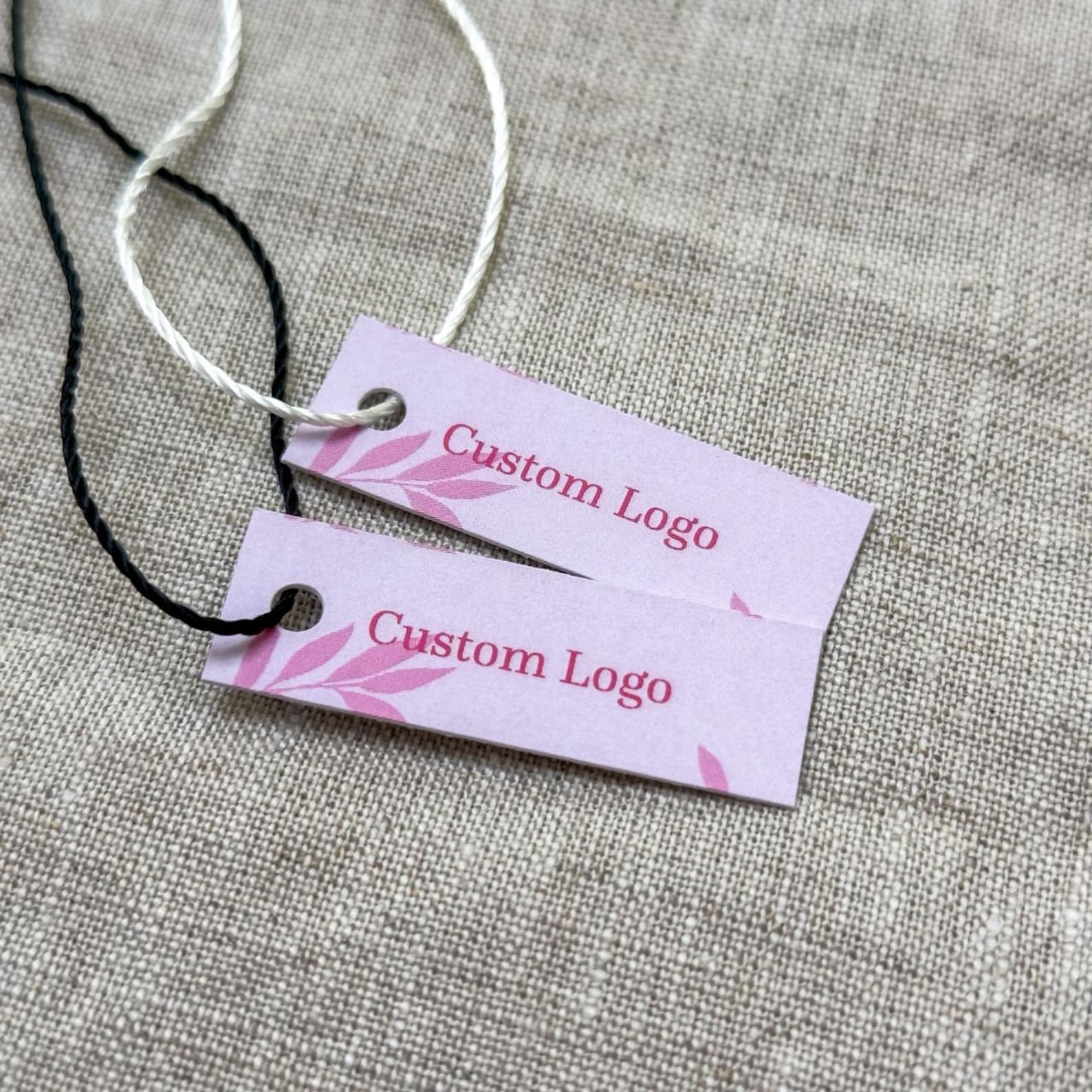 Small Tag Custom Rectangle Hang Tags Print With Your Logo, Personalize Small Tags ...