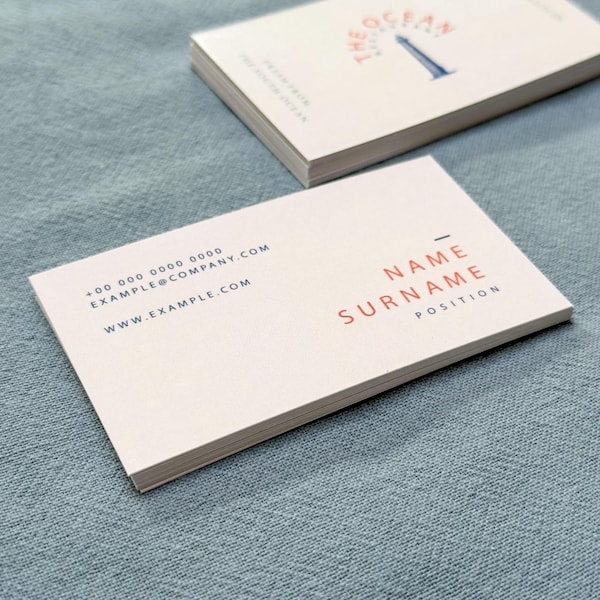 Set of 100pcs Custom Business Card, Personalized Logo Card, Print Your Design Cards