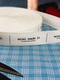 500pcs Custom Cotton Clothing Labels – Personalized Name or Logo Tags for Handmade Garments, Small Business Apparel, Fashion Branding product logo