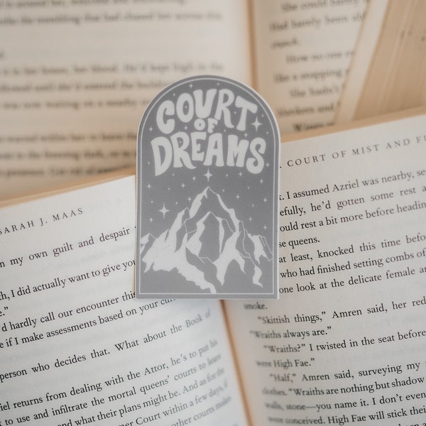 ACOTAR Sticker | A Court of Thorns and Roses | Court of Dreams | Sarah J Maas | Bookish Sticker | Kindle Stickers