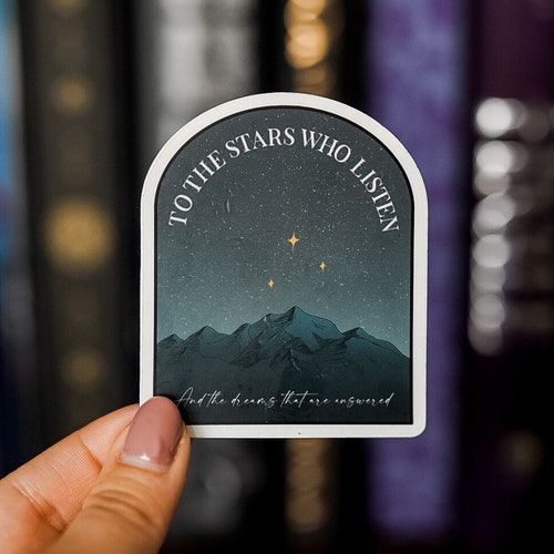 Starfall Sticker ACOTAR Sticker Sarah J Maas SJM Etsy