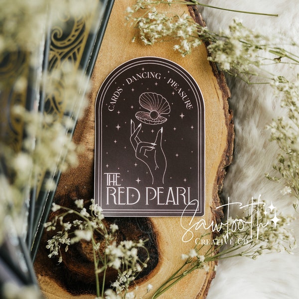 From Blood & Ash Inspired Sticker | FBAA | Bookish Sticker | Feeling Stabby | The Red Pearl | Kindle Sticker