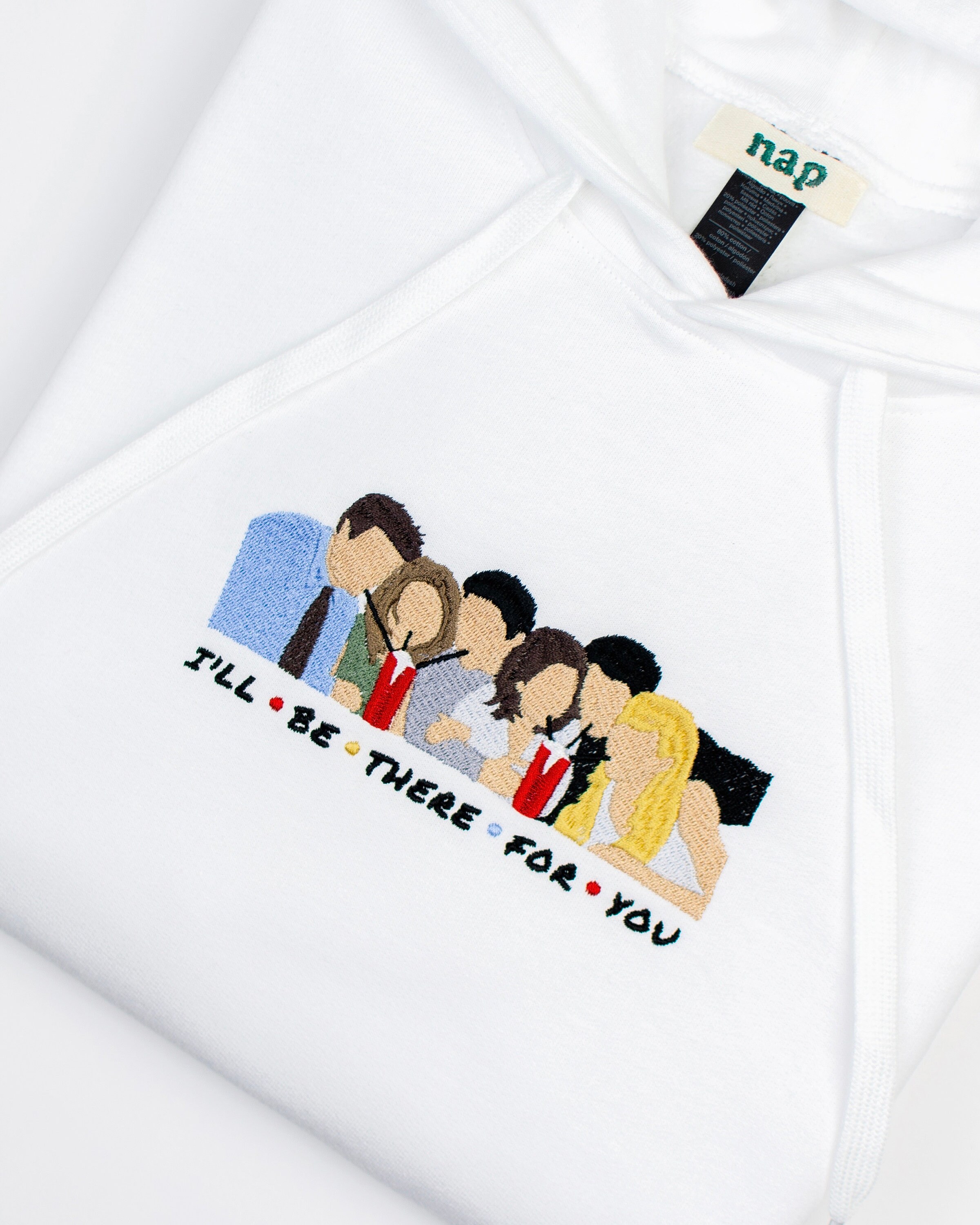 Friends Central Perk Hoodie - Official Men's Black Pullover Hoodie