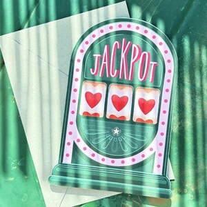 Carte mots d'amour | Carte Jackpot | Fêtes des mères | Mother's Day Greeting Card image 3