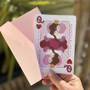 Carte Queen | Carte classique | "You're my queen" | Mother's Day | Greeting Card