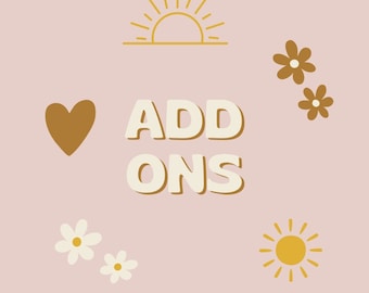 Add On (Flower, Sun, Heart)